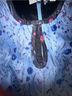Allison 100% Polyester 10% Spandex Floral Blue Casual Dress Size S - photo 9
