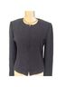 St. John Collection Solid Black Blazer Size 8 - photo 1
