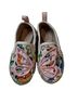 Sophia Webster Floral White Pink Flats Size 8 1/2 - photo 1