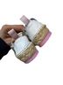 Sophia Webster Floral White Pink Flats Size 8 1/2 - photo 2