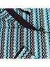 misook 100% Acrylic Chevron-herringbone Blue Black Cardigan Size S - photo 5