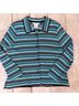 misook 100% Acrylic Chevron-herringbone Blue Black Cardigan Size S - photo 3