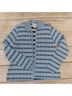 misook 100% Acrylic Print Blue Cardigan Size M (petite) - photo 5