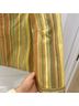 Brioni 100% Silk Stripes Orange Gold Silk Blazer Size 4 - photo 8