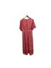 Anthropologie 100% Polyester Floral Red Jumpsuit Size L - photo 2