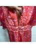 Anthropologie 100% Polyester Floral Red Jumpsuit Size L - photo 9