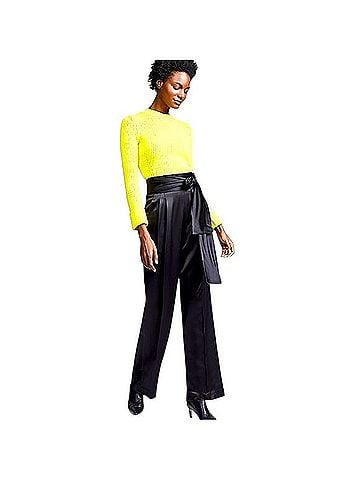 3.1 Phillip Lim Waist-Tie Wide-Leg Crepe Satin Pants Silk Pants (view 1)
