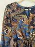 Tahari 100% Polyester Paisley Multi Color Casual Dress Size XS - photo 4
