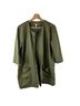 Eileen Fisher 100% Cotton Green Blazer Size M - photo 1