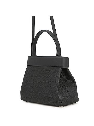 Hermès Hermes Medor handbag, black Togo Swift leather, K stamp, 2-way shoulder bag. (view 2)