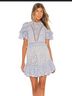 Saylor Solid Blue Casual Dress Size S - photo 5
