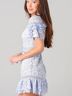 Saylor Solid Blue Casual Dress Size S - photo 4