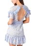 Saylor Solid Blue Casual Dress Size S - photo 2