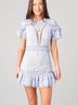Saylor Solid Blue Casual Dress Size S - photo 3