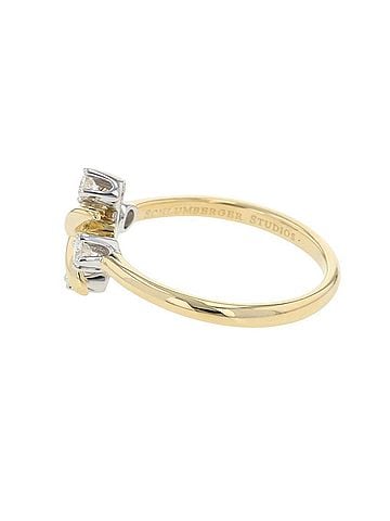 Tiffany & Co. Tiffany & Co. Jean Schlumberger Diamond Ring, 4P, 18K Yellow Gold, Platinum, Size Approx. 1 (view 2)