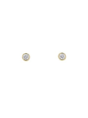 Tiffany & Co. Tiffany & Co. Elsa Peretti By the Yard Earrings, 2 Diamonds (approx. 0.16ct total), 18K Yellow Gold. (view 1)