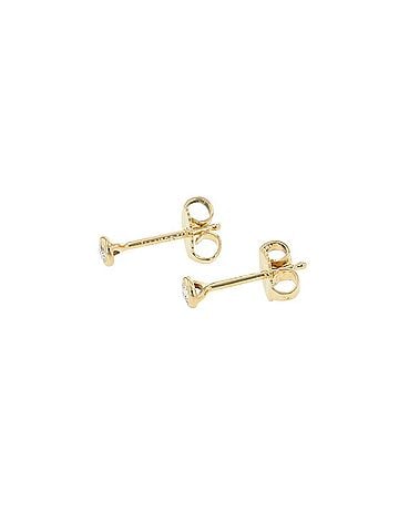 Tiffany & Co. Tiffany & Co. Elsa Peretti By the Yard Earrings, 2 Diamonds (approx. 0.16ct total), 18K Yellow Gold. (view 2)