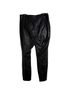 Veronica Beard 100% Lambskin 100% Polyester Black Track Pants Size 10 - photo 2
