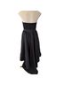 Bebe Graphic Solid Black Gold Cocktail Dress Size 2 - photo 2