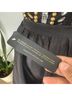 Bebe Graphic Solid Black Gold Cocktail Dress Size 2 - photo 10