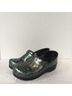 Dansko 100% Patent Leather Graphic Polka Dots Paisley Gray Blue Mule/Clog Size EU 39 - photo 4
