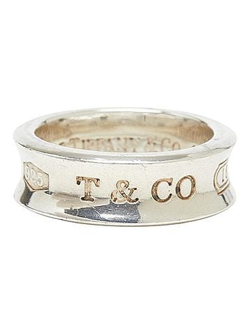 Tiffany & Co. Tiffany & Co. 1837 Narrow Ring, Sterling Silver (SV925), Women's Ring. (view 1)