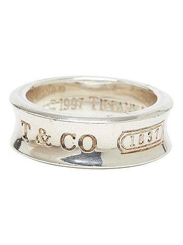 Tiffany & Co. Tiffany & Co. 1837 Narrow Ring, Sterling Silver (SV925), Women's Ring. (view 2)