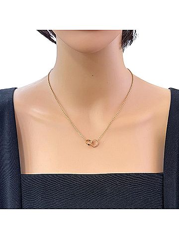 Cartier Cartier Baby Love Necklace, 18K Pink Gold, Women's, CARTIER (view 2)