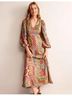 Boden Paisley Multi Color Casual Dress Size 14 - photo 10