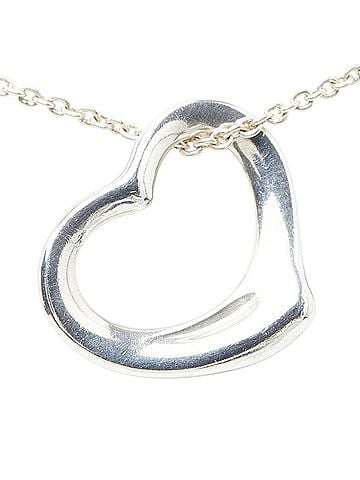 Tiffany & Co. Tiffany & Co. Open Heart Pendant Necklace, SV925 Silver, Women's. (view 2)