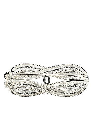 Chanel Chanel Coco Mark Vintage Brooch 97P Rope Motif Silver Metal Women's CHANEL (view 2)