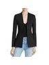 Alice + Olivia 100% Polyester 75% Triacetate 25% Polyester Solid Black Blazer Size 0X - photo 1