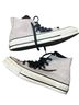 Converse 100% Suede Gray White Sneakers Size 7 1/2 - photo 2