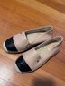 Michael Kors Color Block Orange Tan Flats Size 5 - photo 3