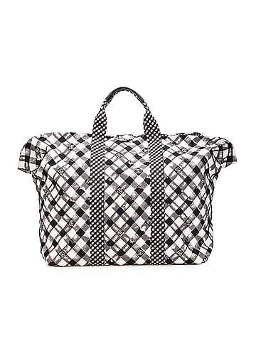 Chanel Printed Canvas Gingham Weekender Tote (view 1)