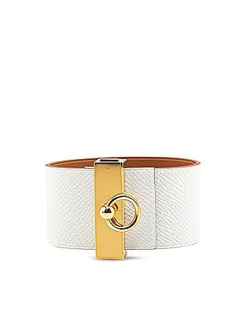 Hermès Bicolor Epsom Reversible Illusion Bracelet MM (view 1)