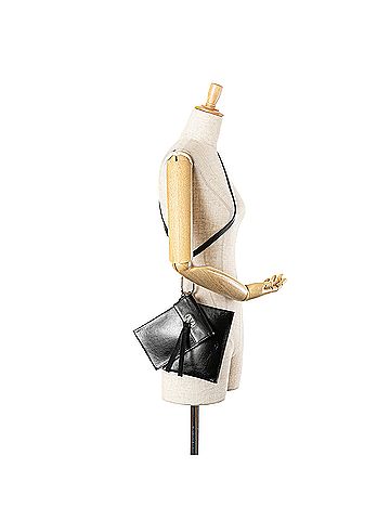 Valentino Leather VRing Neck Pouch (view 2)