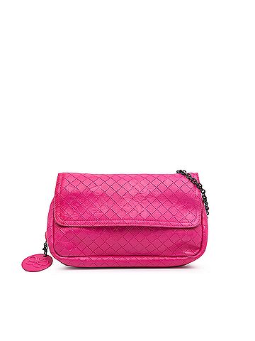 Bottega Veneta Small Calfskin Intrecciomirage Embossed Butterfly Chain Crossbody (view 1)