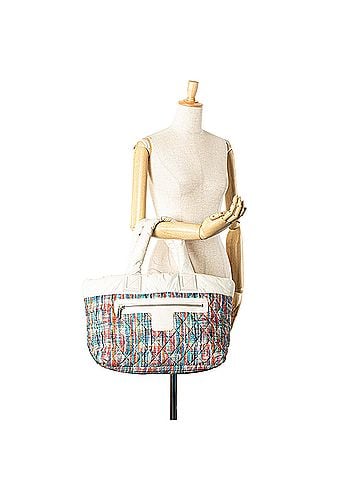 Chanel Nylon Tweed Printed Coco Cocoon Tote (view 2)