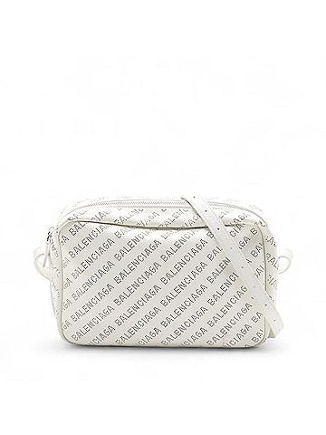 Balenciaga Balenciaga perforated leather shoulder bag, crossbody brand name, women's. (view 1)