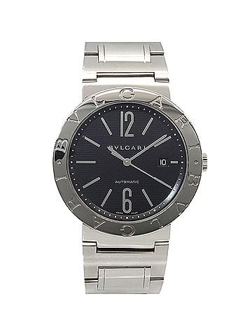 Bvlgari BVLGARI BB42SSAUTO Men's Watch, Date, Black, Automatic, Self-winding Watch (view 1)