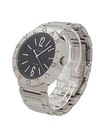 Bvlgari BVLGARI BB42SSAUTO Men's Watch, Date, Black, Automatic, Self-winding Watch (view 2)