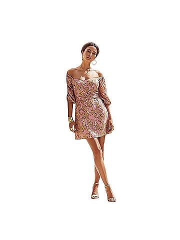 Lavender Brown Casual Dress (view 1)