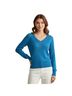 Oscar De La Renta Chevron-herringbone Blue Pullover Sweater Size S - photo 1