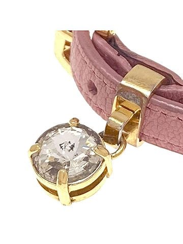 Miu Miu Miu Miu Miu Rhinestone Bracelet Leather/Metal Women's MIUMIU (view 2)