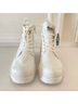 Palladium Solid White Boots Size 6 - photo 5