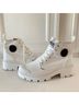 Palladium Solid White Boots Size 8 1/2 - photo 4