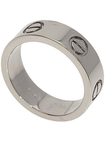 Cartier Cartier Love Ring #51, 18K White Gold, Women's Ring, CARTIER (view 1)