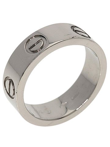 Cartier Cartier Love Ring #51, 18K White Gold, Women's Ring, CARTIER (view 2)