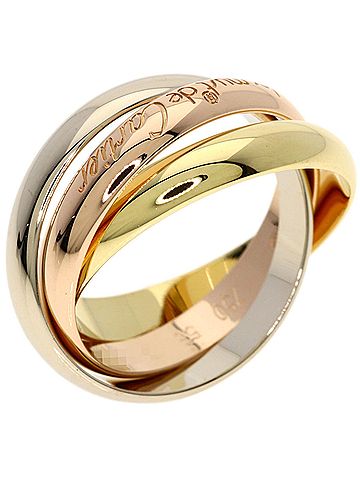 Cartier Cartier Trinity #53 Ring - 18K Yellow Gold/18K Pink White Gold Women's CARTIER (view 2)